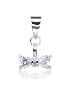 Cutie Bow Silver Pendant SPEB-97n